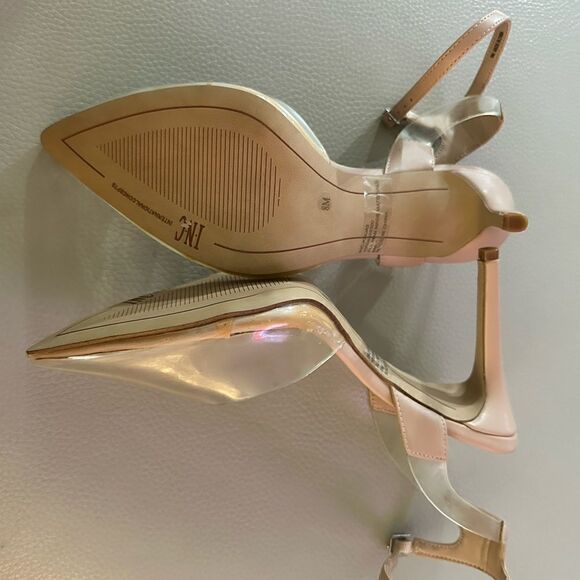 INC International Concepts Women’s Kaija Clear Vinyl Pointed Toe Evening Pumps - Picture 11 of 14